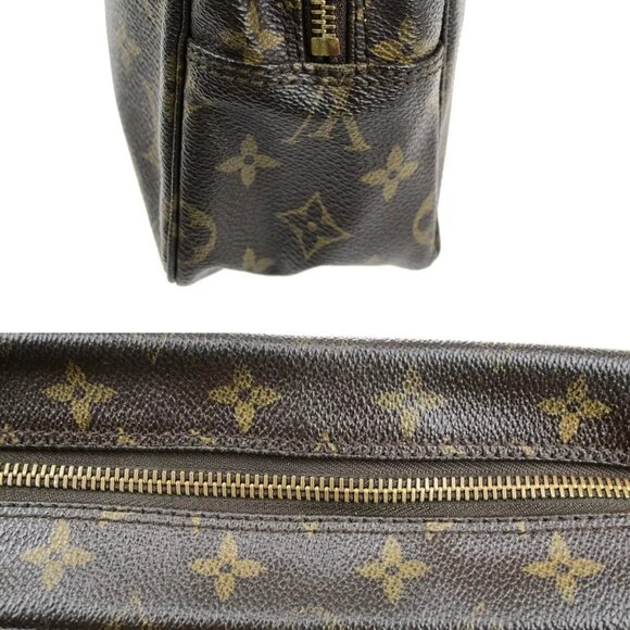LOUIS VUITTON Trousse Toilette 28 Clutch Hand Bag Monogram Brown - Picture 13 of 16